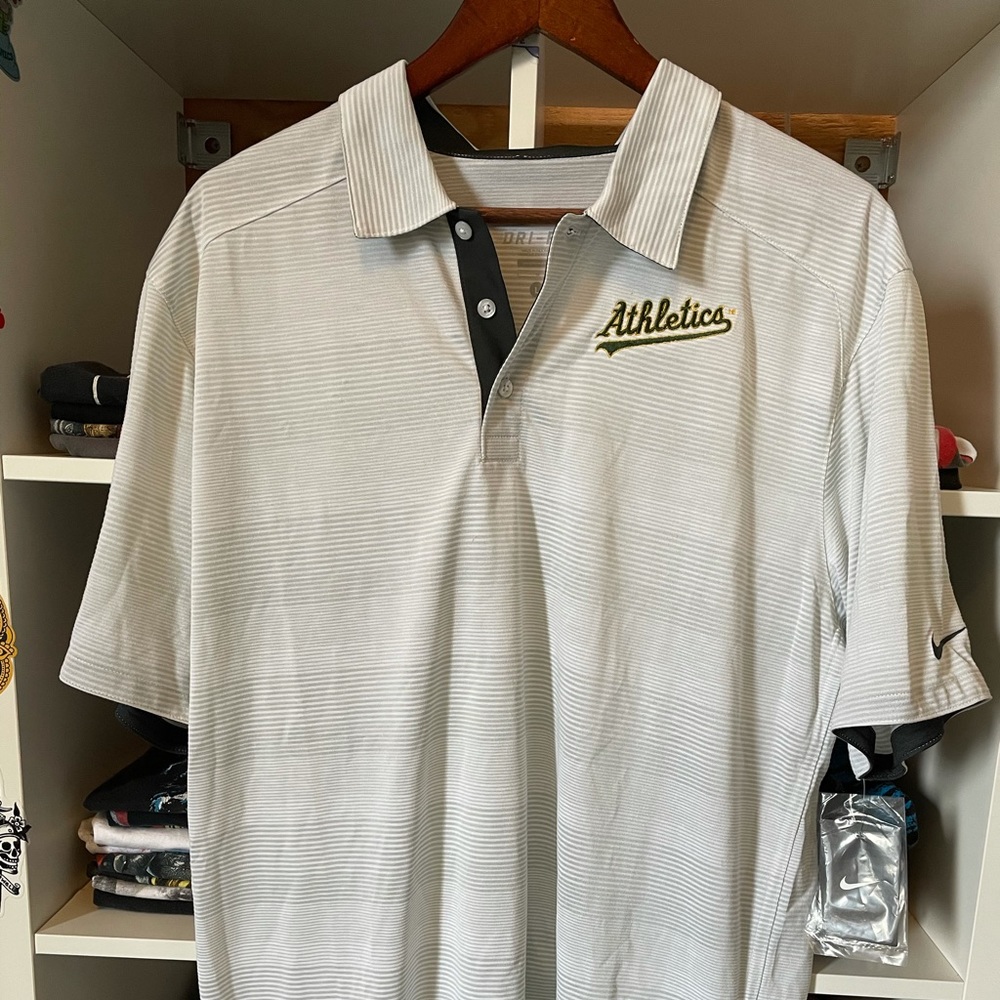 Nike Oakland Athletics golf polo.